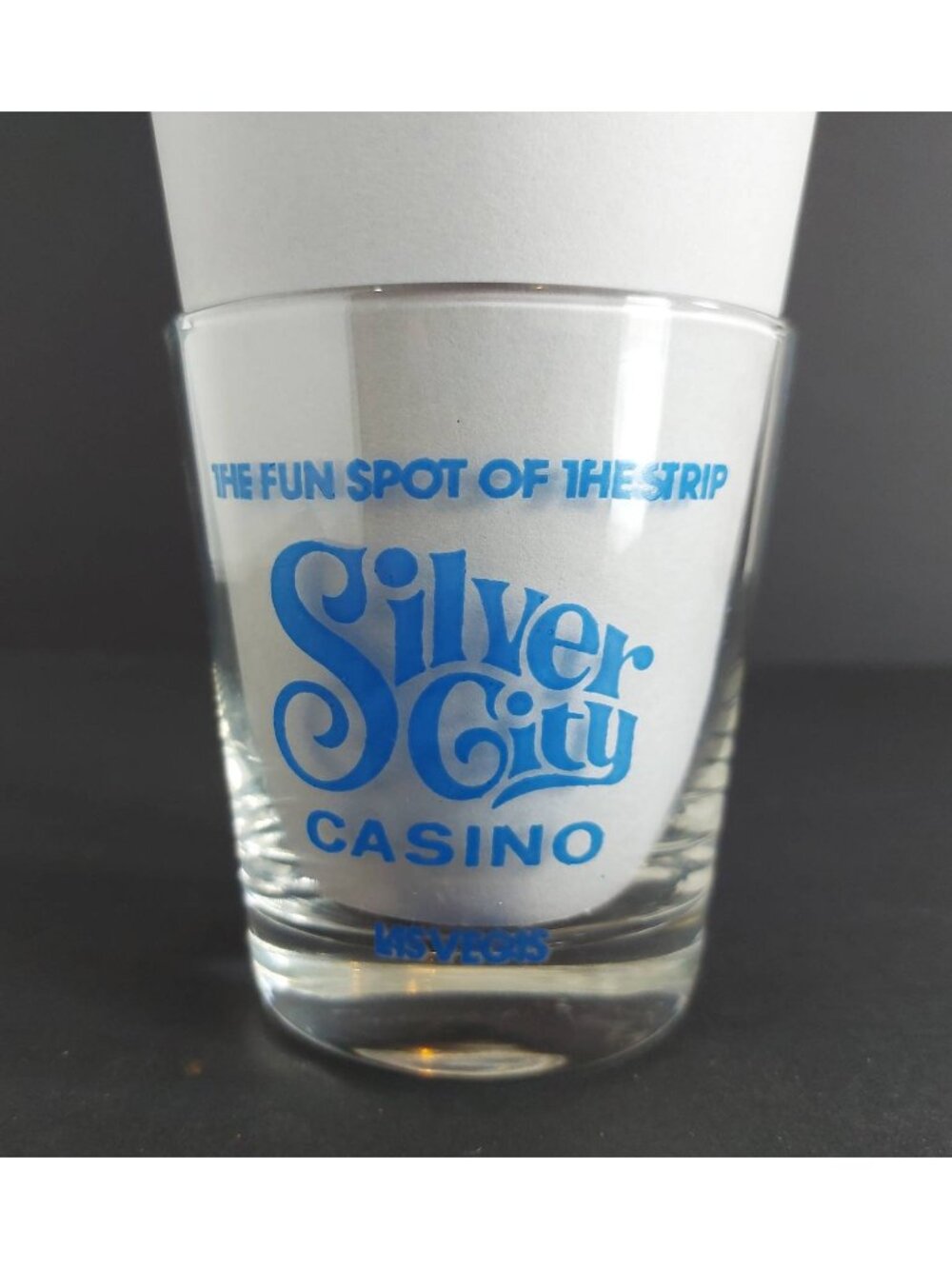 Las Vegas Silver City Casino Large Whiskey Glass